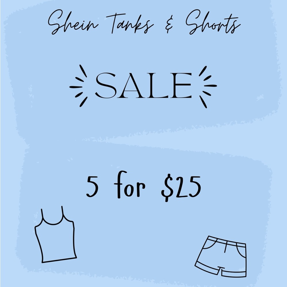 SHEIN Tank and Shorts sale
